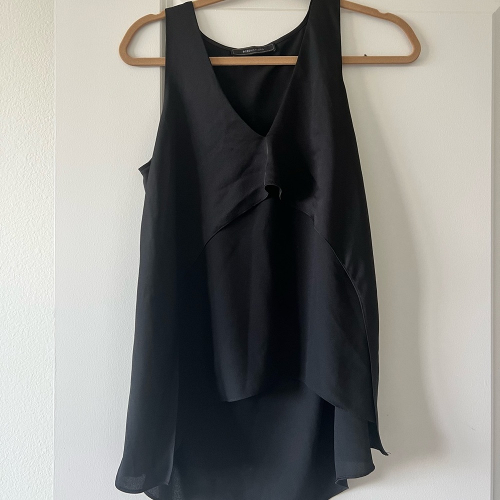 Women’s medium BCBG black work tank top